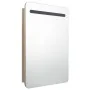 Badezimmerschrank mit Spiegel in Eichenfarbe 60x11x80 cm von vidaXL, Badezimmerwaschtische - Ref: Foro24-326507, Preis: 124,0...