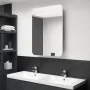 Badezimmerschrank mit Spiegel und LED Weiß und Eiche 60x11x80 cm von vidaXL, Badezimmerwaschtische - Ref: Foro24-326508, Prei...