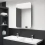Armario de baño con espejo gris antracita 60x11x80 cm de vidaXL, Tocadores de baño - Ref: Foro24-326510, Precio: 130,56 €, De...