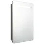 Armario de baño con espejo gris antracita 60x11x80 cm de vidaXL, Tocadores de baño - Ref: Foro24-326510, Precio: 130,56 €, De...