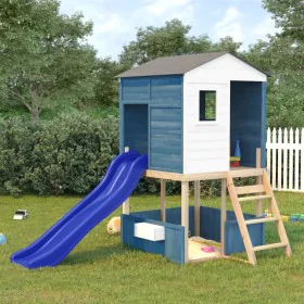 Blue polypropylene children's slide 175x38x23 cm by vidaXL, Swings and play structures - Ref: Foro24-92308, Price: 120,01 €, ...