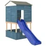 Tobogán infantil polipropileno azul 175x38x23 cm de vidaXL, Columpios y estructuras de juegos - Ref: Foro24-92308, Precio: 12...