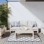 Navy blue and white reversible outdoor rug 80x150 cm by vidaXL, Outdoor protectors - Ref: Foro24-364800, Price: 18,73 €, Disc...