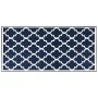 Navy blue and white reversible outdoor rug 80x150 cm by vidaXL, Outdoor protectors - Ref: Foro24-364800, Price: 18,73 €, Disc...