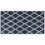 Wende-Außenteppich in Marineblau und Weiß, 80 x 150 cm von vidaXL, Outdoor-Protektoren - Ref: Foro24-364782, Preis: 25,10 €, ...