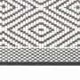 Reversible gray and white outdoor rug 80x150 cm by vidaXL, Outdoor protectors - Ref: Foro24-364797, Price: 30,78 €, Discount: %