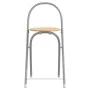 Table and high stools 3 pieces iron and gray and brown wood by vidaXL, Furniture sets for kitchens and dining rooms - Ref: Fo...