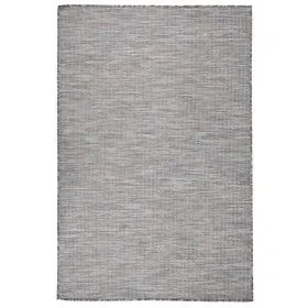 Flachgewebter Outdoor-Teppich in Braun und Blau, 120 x 170 cm von vidaXL, Teppiche - Ref: Foro24-340816, Preis: 35,96 €, Raba...