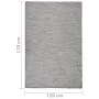 Flachgewebter Outdoor-Teppich in Braun und Blau, 120 x 170 cm von vidaXL, Teppiche - Ref: Foro24-340816, Preis: 35,96 €, Raba...