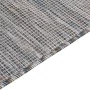 Alfombra de exterior de tejido plano marrón y azul 160x230 cm de vidaXL, Alfombras - Ref: Foro24-340818, Precio: 60,67 €, Des...