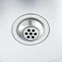 Kitchen sink with stainless steel drainer 600x600x155 mm by vidaXL, Sinks - Ref: Foro24-147231, Price: 86,94 €, Discount: %