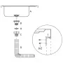 Kitchen sink with stainless steel drainer 600x600x155 mm by vidaXL, Sinks - Ref: Foro24-147231, Price: 86,94 €, Discount: %