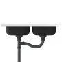 Double bowl stainless steel kitchen sink 800x500x155 mm by vidaXL, Sinks - Ref: Foro24-147234, Price: 113,23 €, Discount: %