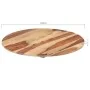 Round table top solid sheesham wood 25-27 mm 60cm by vidaXL, Table tops - Ref: Foro24-285974, Price: 56,08 €, Discount: %