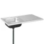 Kitchen sink with stainless steel drainer 1000x600x155 mm by vidaXL, Sinks - Ref: Foro24-147237, Price: 172,46 €, Discount: %
