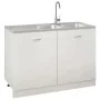 Doppelbecken-Küchenspüle aus Edelstahl, 1200 x 600 x 155 mm von vidaXL, Sinkt - Ref: Foro24-147239, Preis: 157,78 €, Rabatt: %