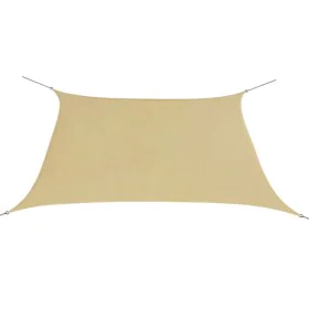Square beige Oxford fabric sail awning 3.6x3.6 m by vidaXL, Umbrellas - Ref: Foro24-42292, Price: 53,20 €, Discount: %