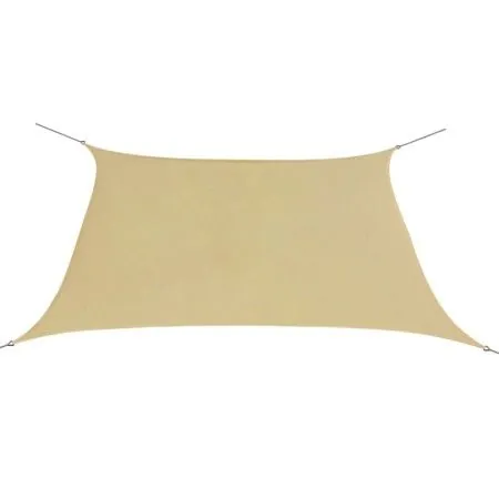 Square beige Oxford fabric sail awning 3.6x3.6 m by vidaXL, Umbrellas - Ref: Foro24-42292, Price: 53,20 €, Discount: %