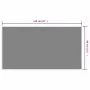 Alfombra de exterior gris y blanca reversible 80x150 cm de vidaXL, Protectores para exterior - Ref: Foro24-364788, Precio: 21...