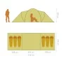 6 person blue and light blue tent by vidaXL, tents - Ref: Foro24-93183, Price: 103,07 €, Discount: %