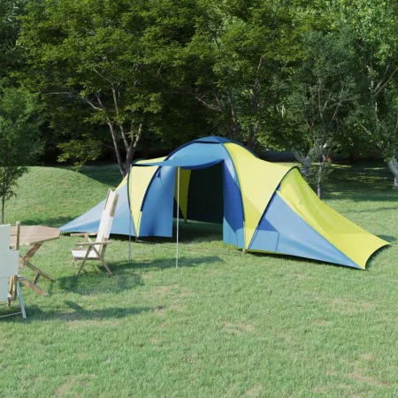 Tent 6 people blue and yellow by vidaXL, tents - Ref: Foro24-93185, Price: 118,77 €, Discount: %
