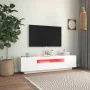 TV-Möbel mit LED-Leuchten in glänzendem Weiß 160x35x40 cm von vidaXL, TV-Möbel - Ref: Foro24-804433, Preis: 150,49 €, Rabatt: %