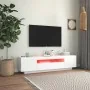 TV stand with bright white LED lights 160x35x40 cm by vidaXL, TV Furniture - Ref: Foro24-804433, Price: 153,54 €, Discount: %