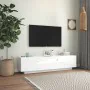 TV-Möbel mit LED-Leuchten in glänzendem Weiß 160x35x40 cm von vidaXL, TV-Möbel - Ref: Foro24-804433, Preis: 150,49 €, Rabatt: %