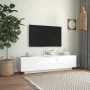 TV stand with bright white LED lights 160x35x40 cm by vidaXL, TV Furniture - Ref: Foro24-804433, Price: 153,54 €, Discount: %