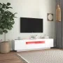 TV stand with white LED lights 160x35x40 cm by vidaXL, TV Furniture - Ref: Foro24-804427, Price: 105,22 €, Discount: %