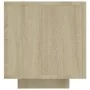 TV cabinet with LED lights Sonoma oak 160x35x40 cm by vidaXL, TV Furniture - Ref: Foro24-804430, Price: 108,09 €, Discount: %