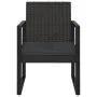 Garden set with cushions 4 pieces black synthetic rattan by vidaXL, Outdoor sofas - Ref: Foro24-319199, Price: 219,16 €, Disc...