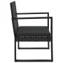 Garden set with cushions 4 pieces black synthetic rattan by vidaXL, Outdoor sofas - Ref: Foro24-319199, Price: 219,16 €, Disc...