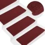Selbstklebende Stufenmatte 15 Stück rot 65x24,5x3,5cm von vidaXL, Treppenmatten - Ref: Foro24-343480, Preis: 41,58 €, Rabatt: %