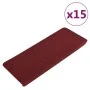 Selbstklebende Stufenmatte 15 Stück rot 65x24,5x3,5cm von vidaXL, Treppenmatten - Ref: Foro24-343480, Preis: 41,58 €, Rabatt: %