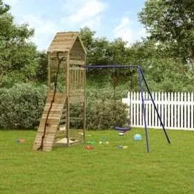 Outdoor playground made of impregnated pine wood by vidaXL, Swings and play structures - Ref: Foro24-3156924, Price: 382,12 €...
