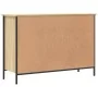 Schuhregal aus Sonoma-Eichenholzwerkstoff, 100 x 35 x 70 cm von vidaXL, Schuhregale und Schuhorganisatoren - Ref: Foro24-8318...