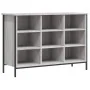 Sonoma gray engineered wood shoe rack 100x35x70 cm by vidaXL, Shoe racks and shoe organizers - Ref: Foro24-831846, Price: 74,...