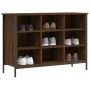 Engineered wood shoe rack, brown oak, 100x35x70 cm by vidaXL, Shoe racks and shoe organizers - Ref: Foro24-831847, Price: 55,...