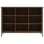 Engineered wood shoe rack, brown oak, 100x35x70 cm by vidaXL, Shoe racks and shoe organizers - Ref: Foro24-831847, Price: 55,...