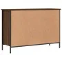 Engineered wood shoe rack, brown oak, 100x35x70 cm by vidaXL, Shoe racks and shoe organizers - Ref: Foro24-831847, Price: 55,...