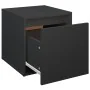 Cajón taburete madera de ingeniería negro 40,5x40x40 cm de vidaXL, Cestas para almacenaje - Ref: Foro24-808775, Precio: 46,21...