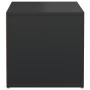 Cajón taburete madera de ingeniería negro 40,5x40x40 cm de vidaXL, Cestas para almacenaje - Ref: Foro24-808775, Precio: 46,21...