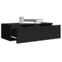 Armario de pared madera de ingeniería negro 68x30x20 cm de vidaXL, Estantes y estanterías - Ref: Foro24-811395, Precio: 65,92...