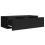 Engineered wood black wall cabinet 68x30x20 cm by vidaXL, Shelves and shelves - Ref: Foro24-811395, Price: 65,92 €, Discount: %