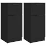Black plywood sideboard 30x30x70 cm by vidaXL, Sideboards - Ref: Foro24-811118, Price: 110,16 €, Discount: %