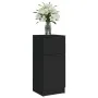 Black plywood sideboard 30x30x70 cm by vidaXL, Sideboards - Ref: Foro24-811118, Price: 110,16 €, Discount: %