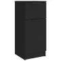 Black plywood sideboard 30x30x70 cm by vidaXL, Sideboards - Ref: Foro24-811118, Price: 110,16 €, Discount: %
