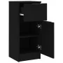 Schwarzes Sperrholz-Sideboard 30x30x70 cm von vidaXL, Sideboards - Ref: Foro24-811118, Preis: 110,16 €, Rabatt: %