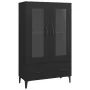 Schwarzes Sideboard aus Holzwerkstoff, 70 x 31 x 115 cm von vidaXL, Sideboards - Ref: Foro24-812556, Preis: 86,26 €, Rabatt: %